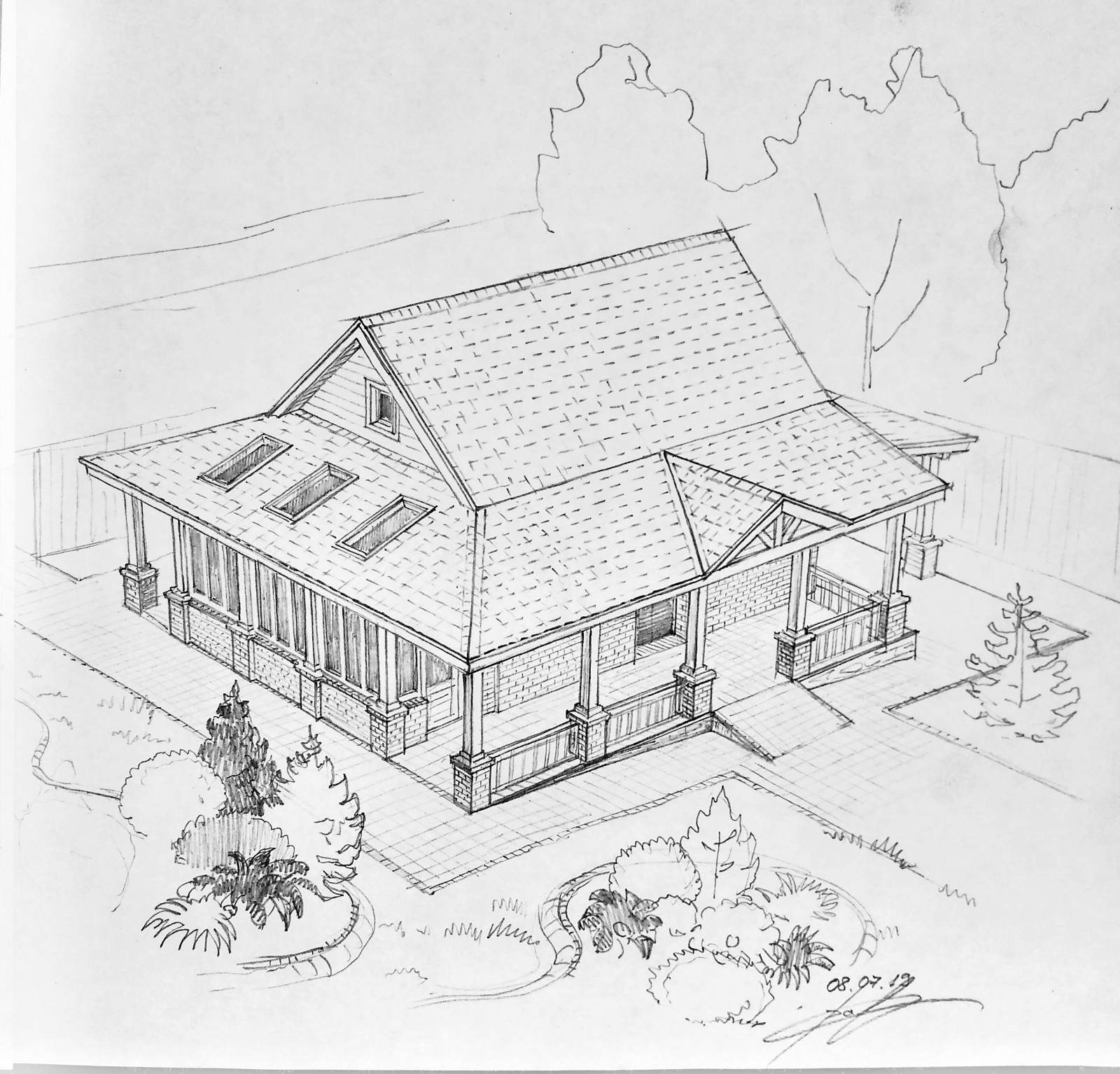 Эскизы. Ручная графика