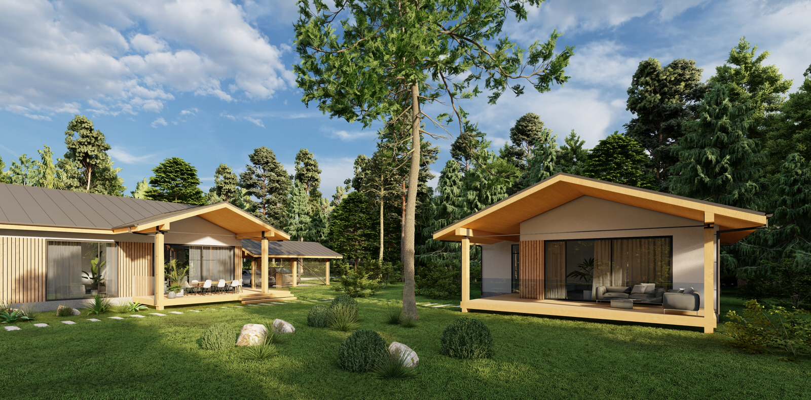 Дом в скандинавском стиле 120 м.кв.