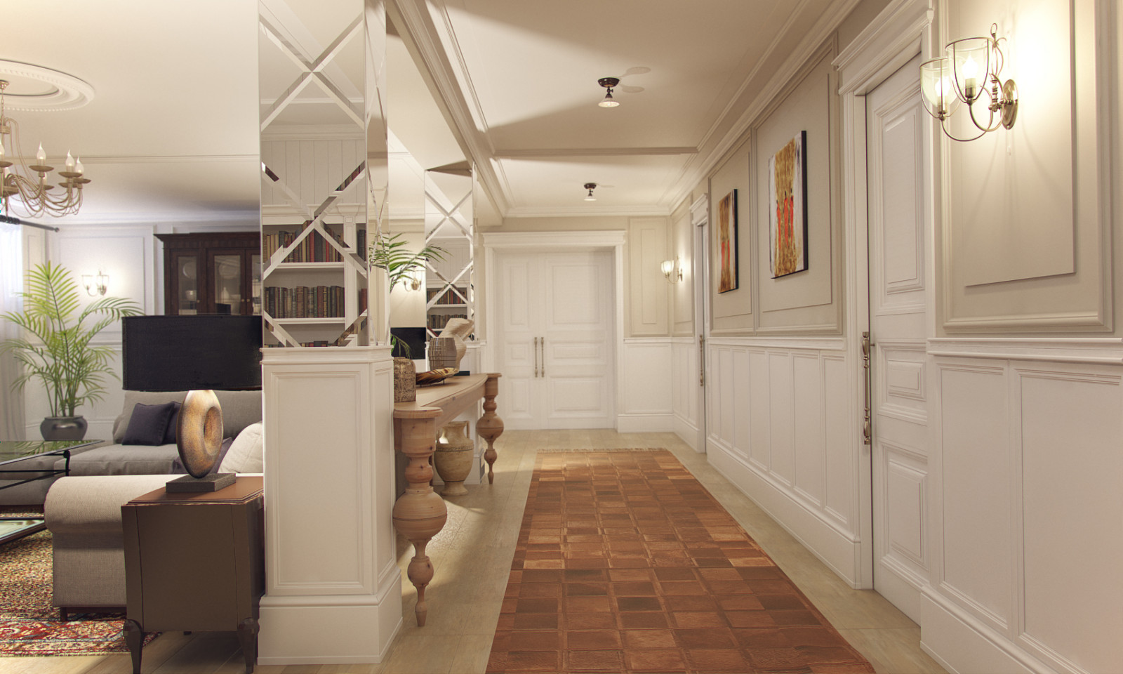 Обложка проекта: Гостиная на цоколе