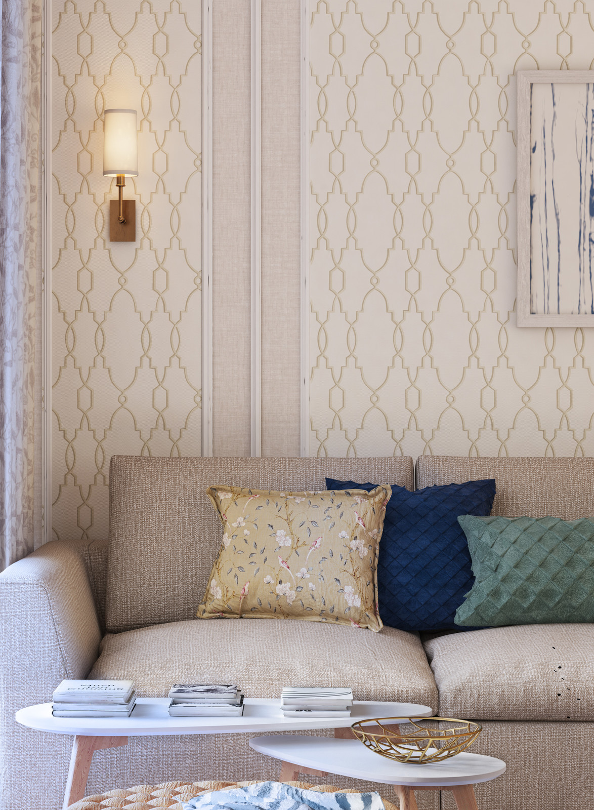 Уютная квартира в светлых тонах