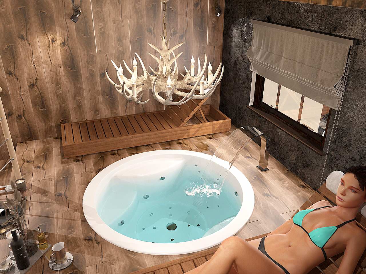 Коттедж. Шале на Волге