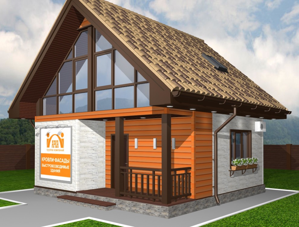 Обложка проекта: Проектирование демо-дома для выставки малоэтажного строительства