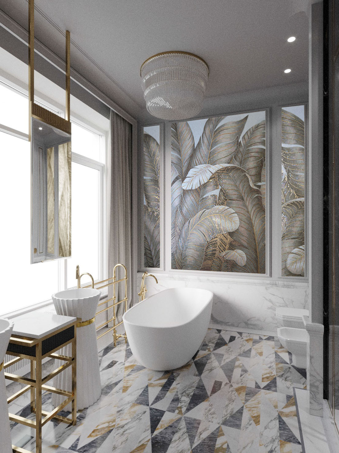 Обложка проекта: Художественное панно "Листья"