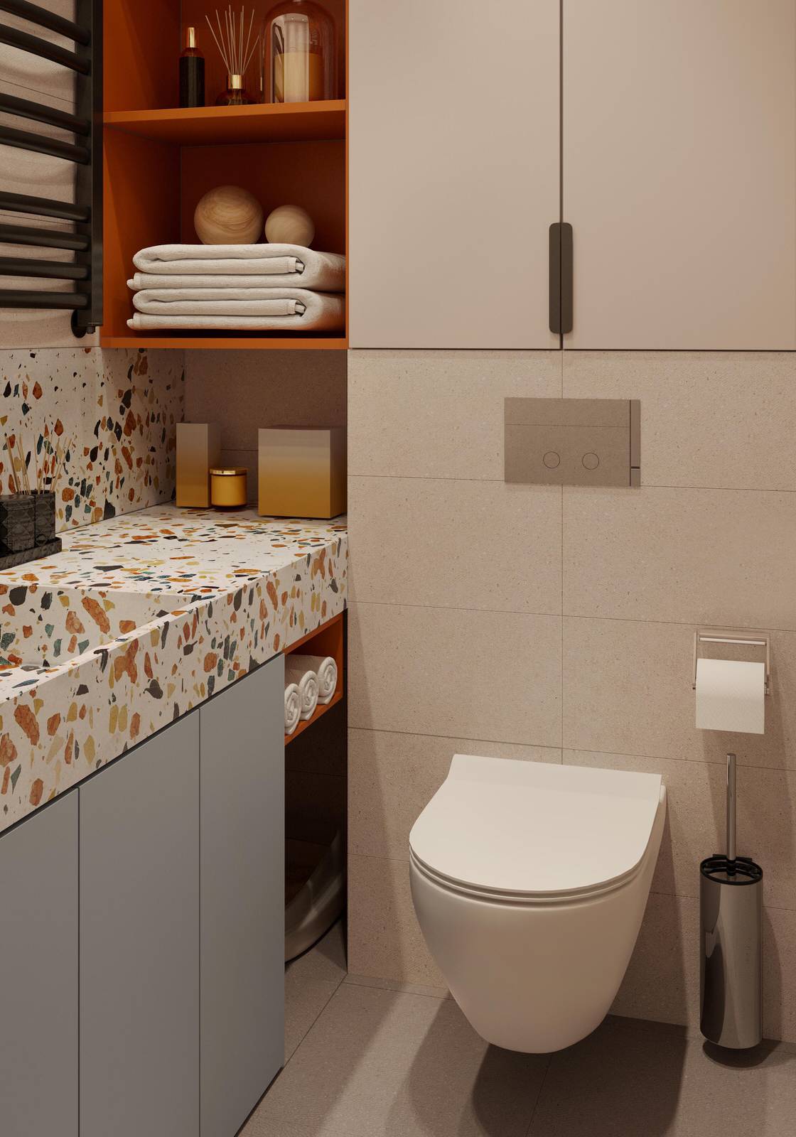 Дизайн интерьера квартиры в скандинавском стиле в ЖК "Московские ворота II"