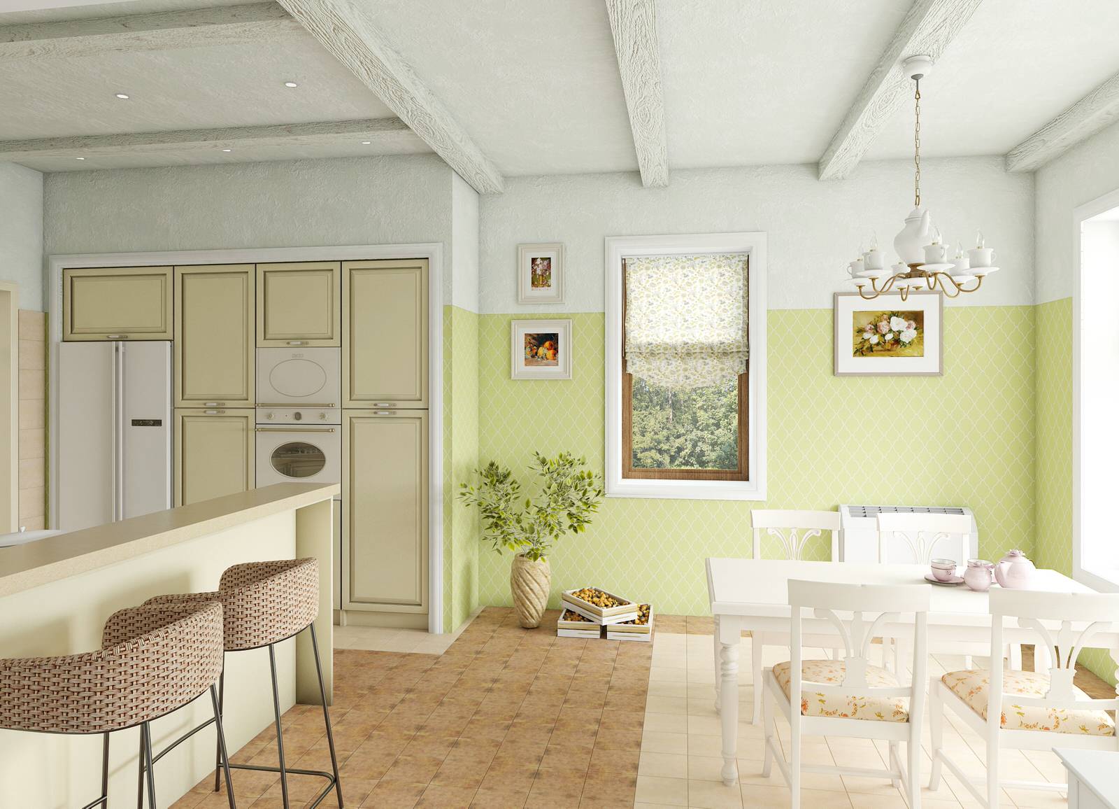 Городской прованс. Дизайн интерьера частного дома