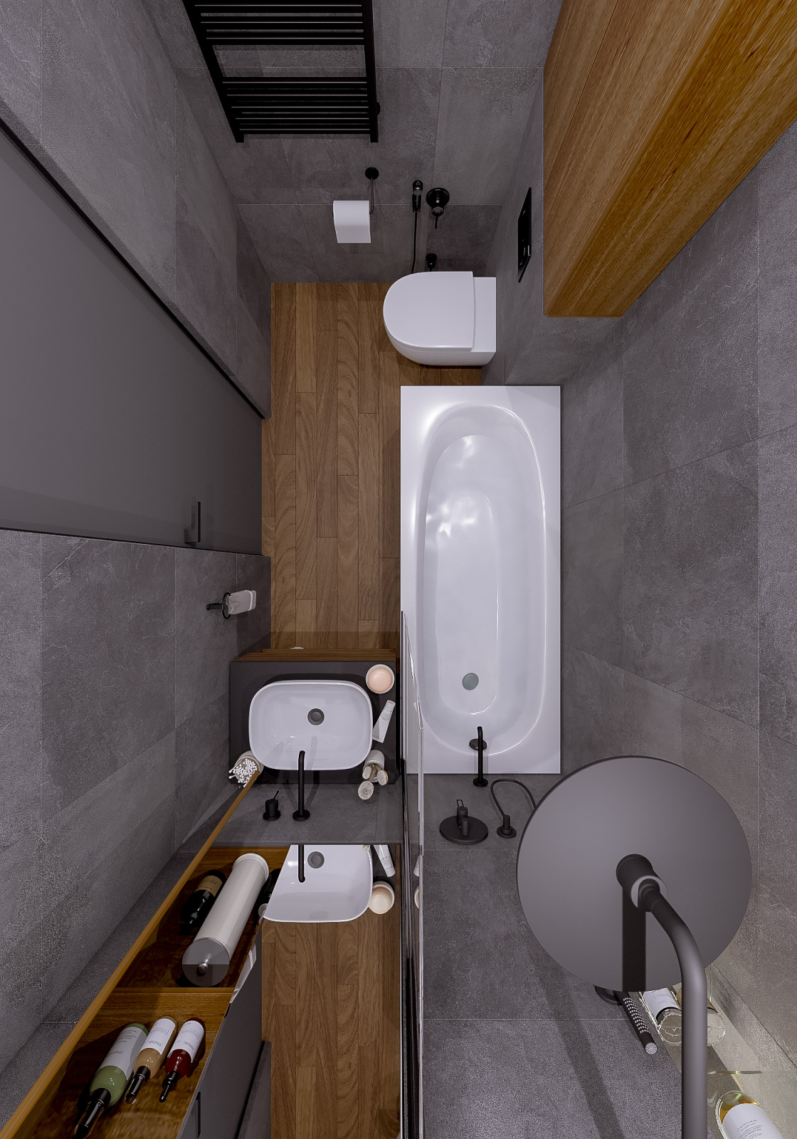 Квартира в современном стиле с элементами Лофт