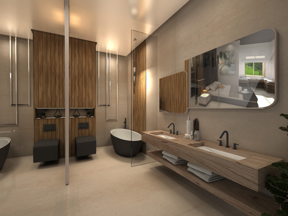 Тишина внутри. Квартира 155,7 кв м в ЖК "Полянка-44"