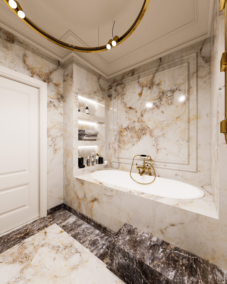 Обложка проекта: Ванная в мраморе