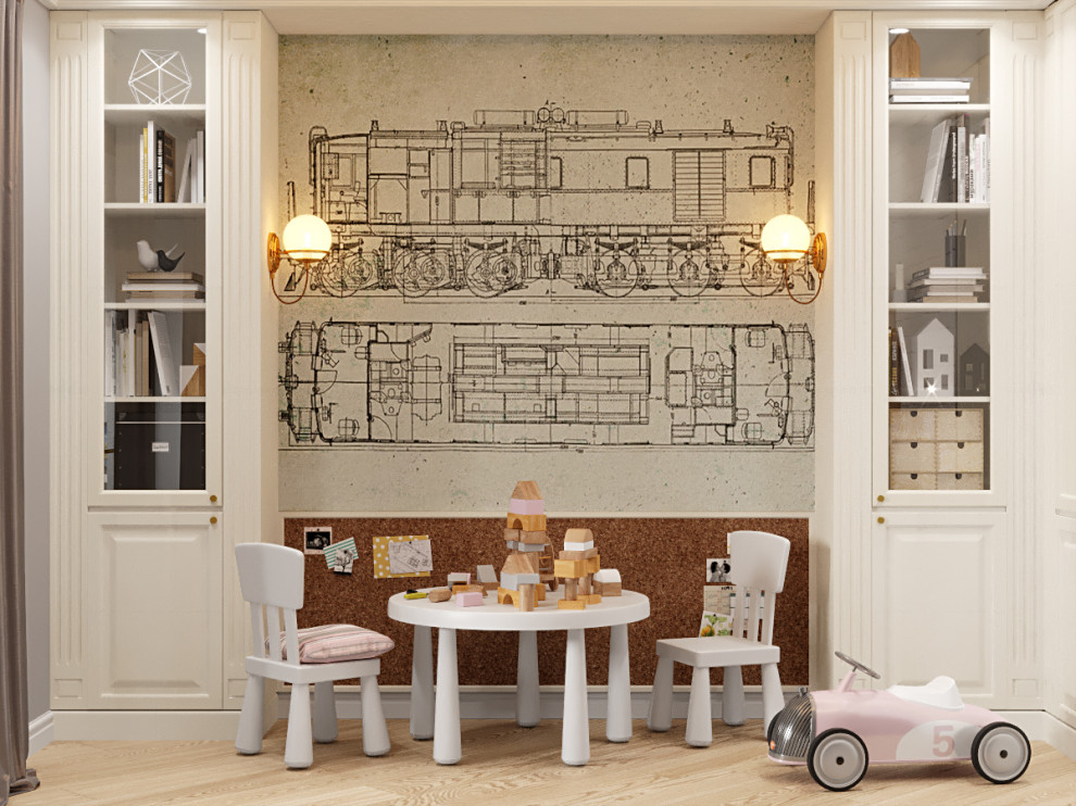 Детская для мальчика ( реконструкция кабинета)