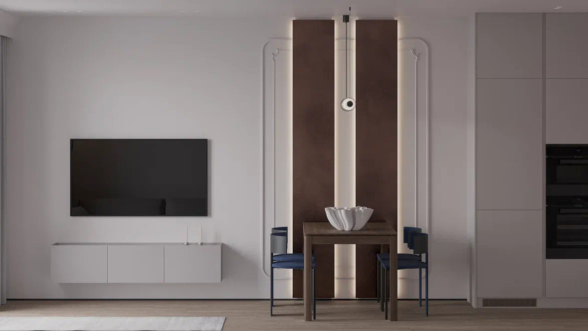 Кухня-гостиная в ЖК Soul, Москва