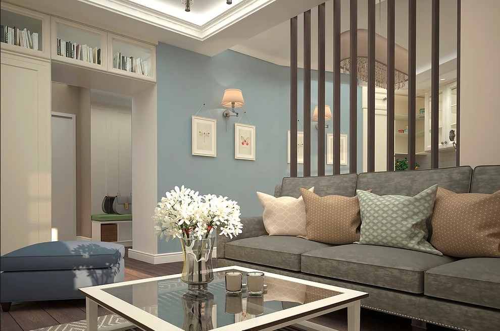 БОГЕМНЫЙ АРТ - ДЕКО В ЖК "ПЯТНИЦКИЕ КВАРТАЛЫ"