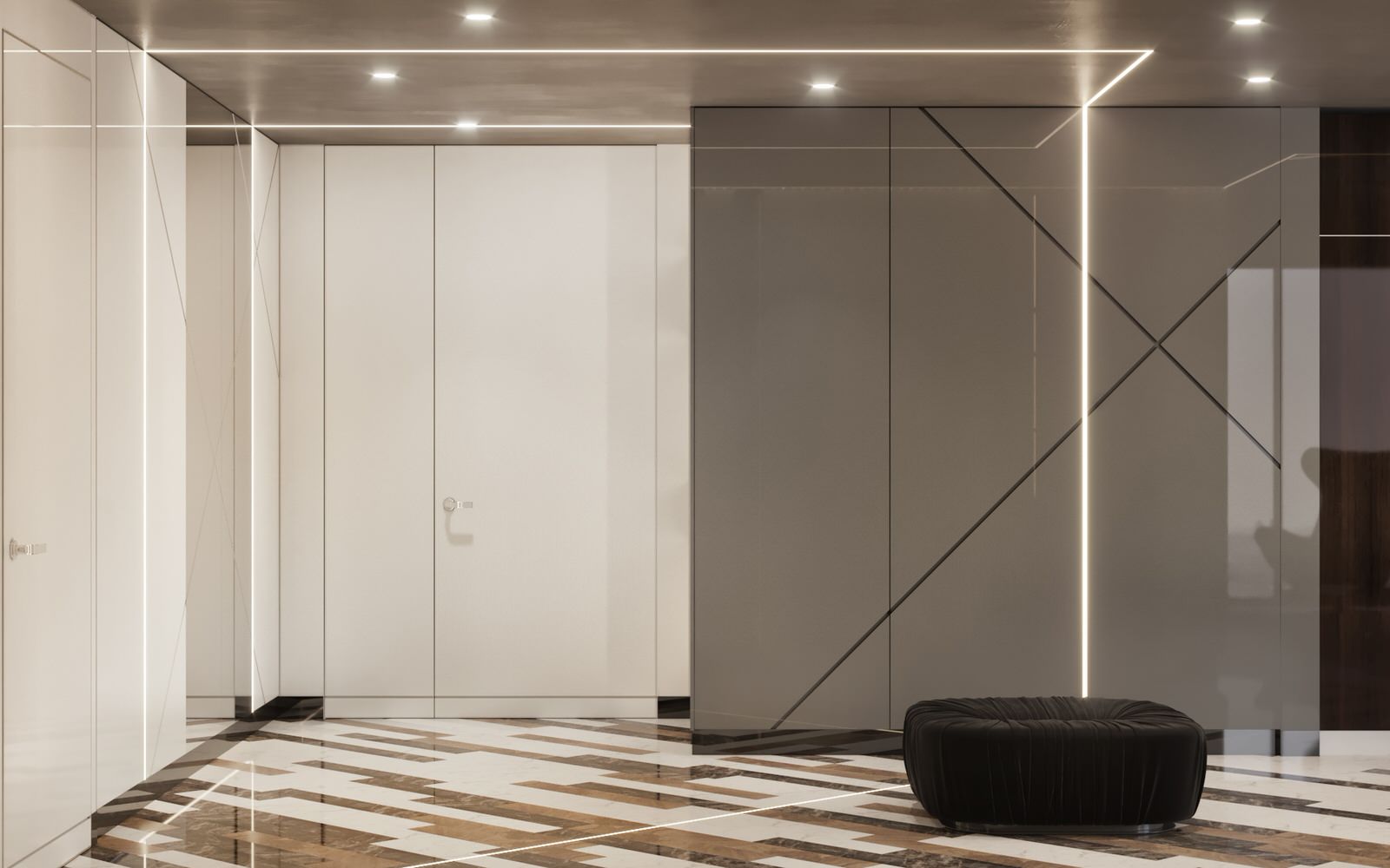 Apartments in the skyscraper «OKO»