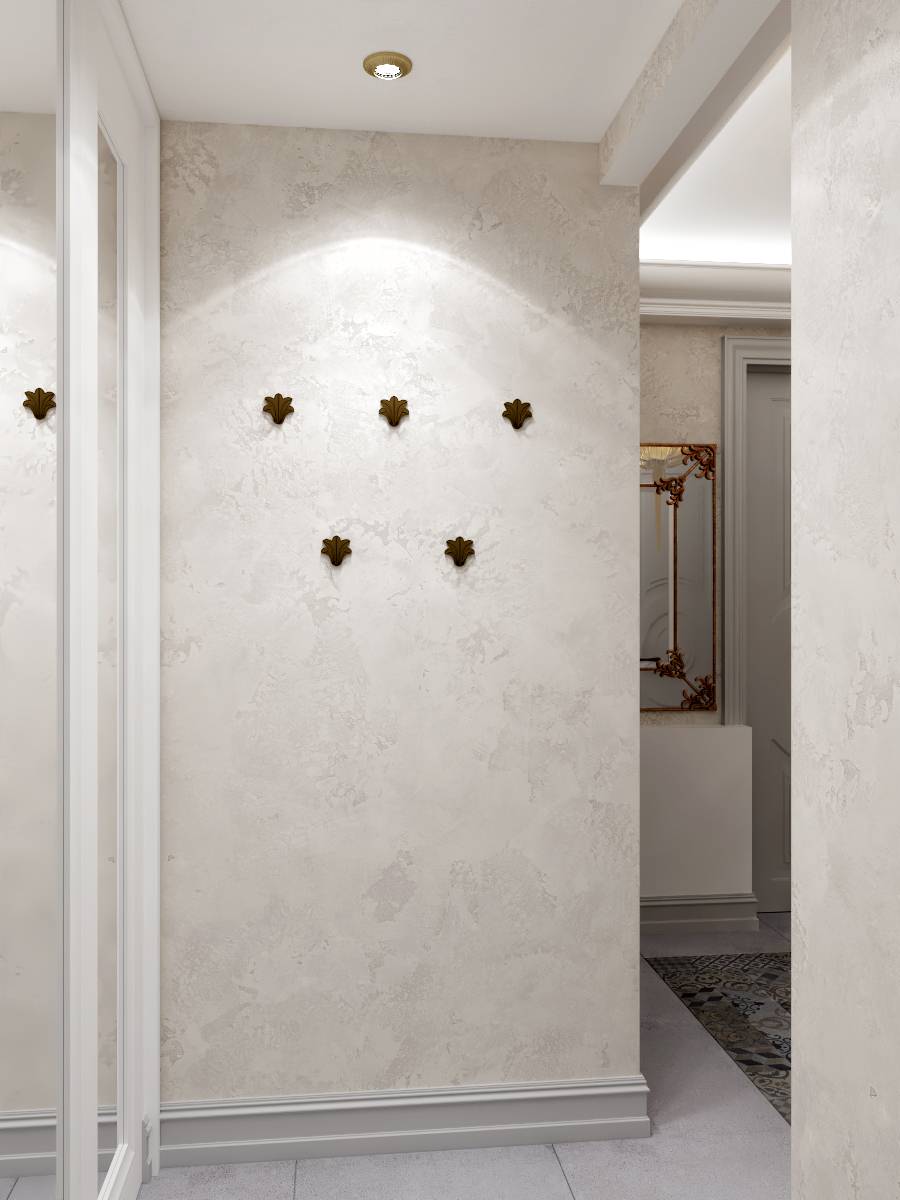 Проект небольшой квартиры в стиле Эклектика