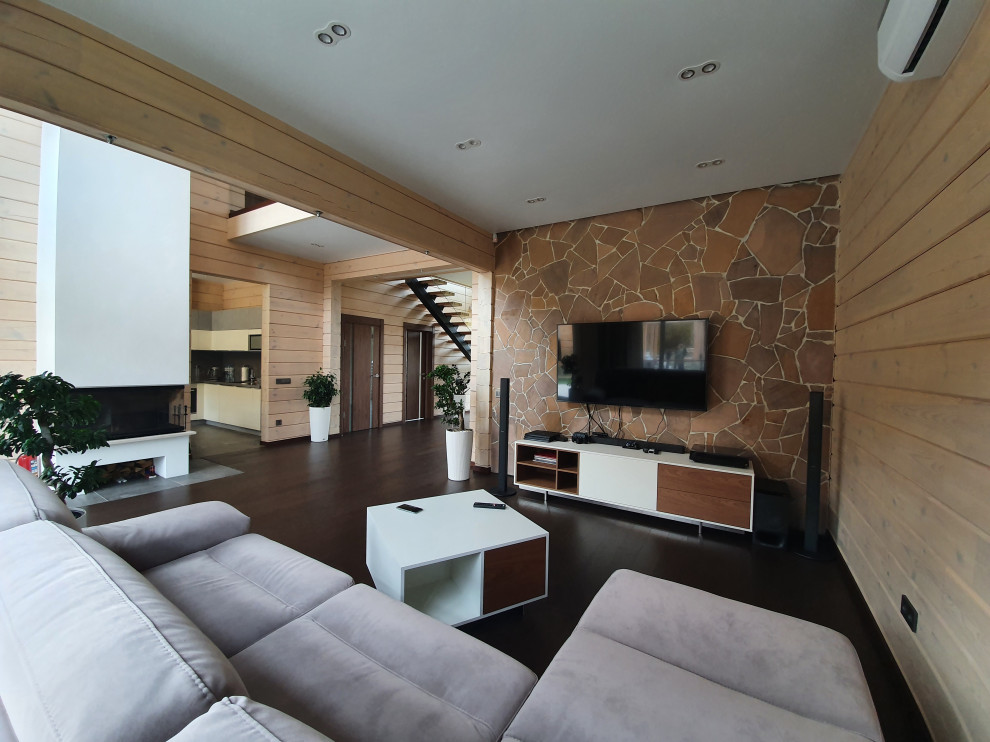 Дом из клееного бруса в пригороде Барнаула