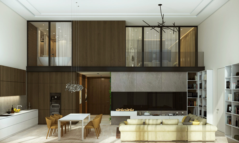 Двухуровневая квартира на Проспекте Мира