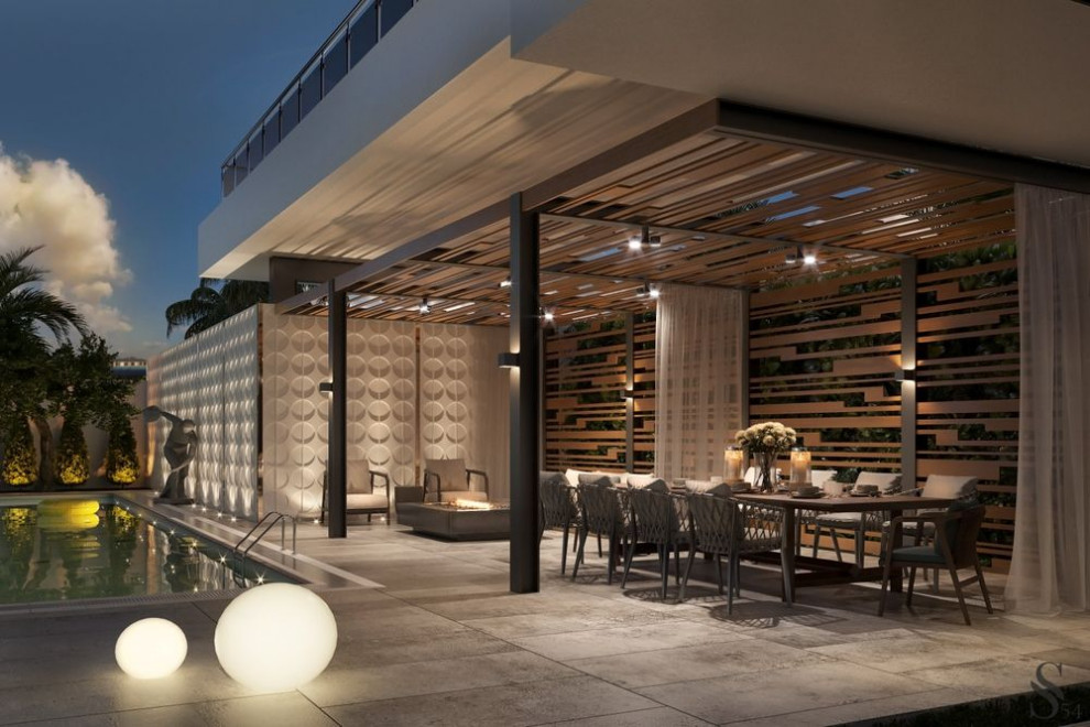 Большой обеденный стол Baxter и мягкая группа CRONO