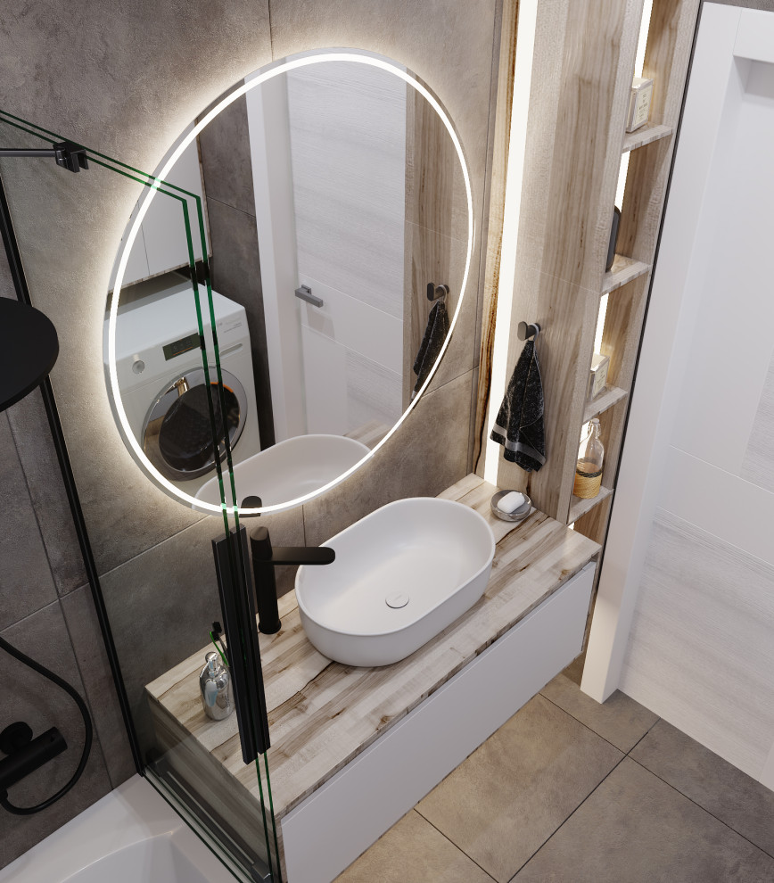 Стильное пространство для холостяка и его любимца