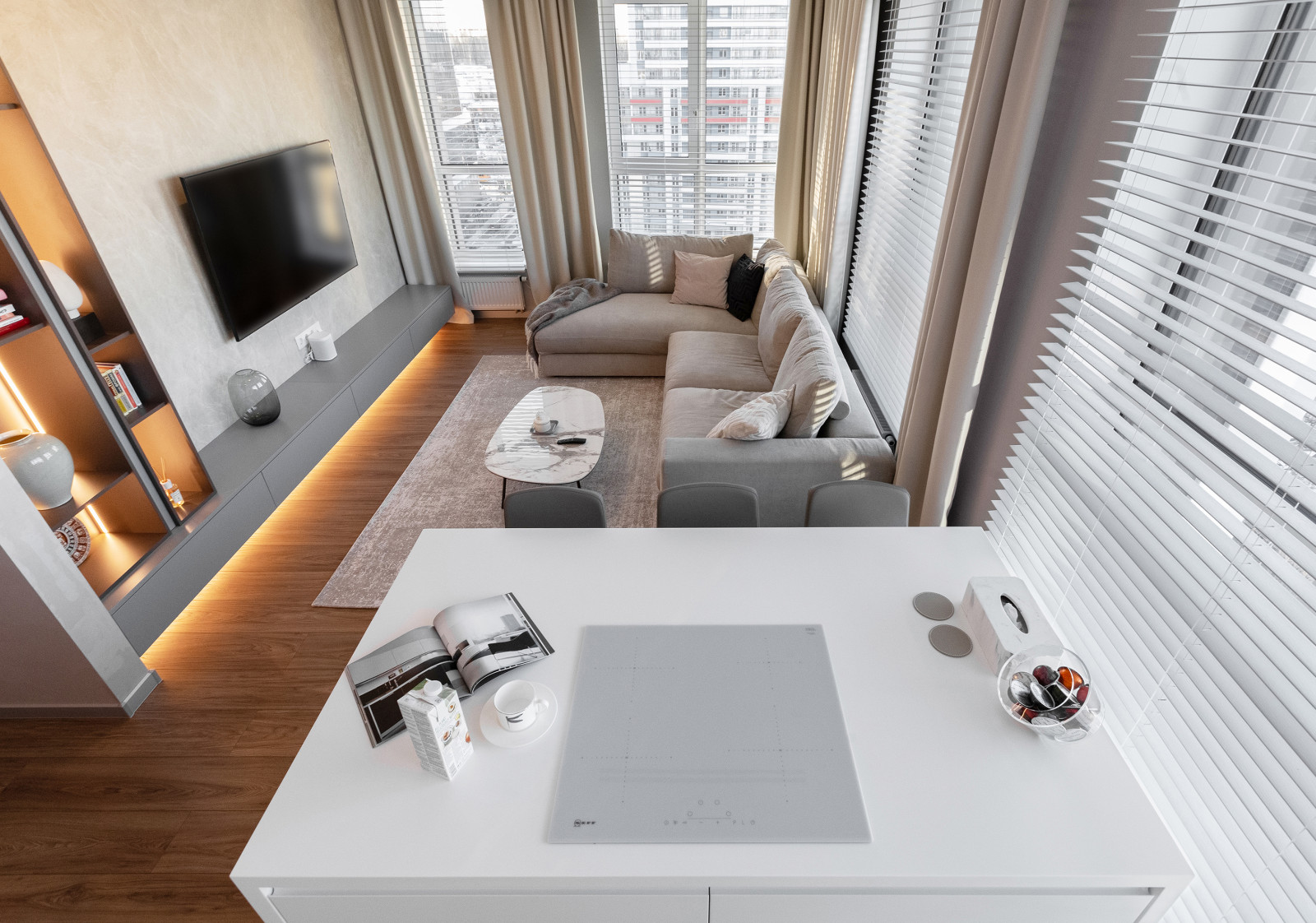 Обложка проекта: Квартира в ЖК Forum City