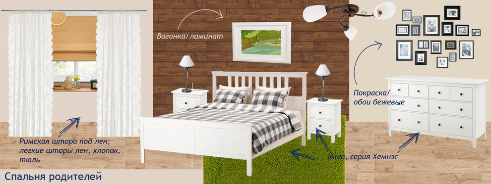 Концепция интерьера загородного дома в эко стиле