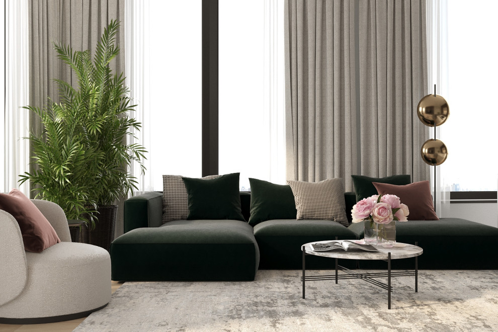 Дизайн проект квартиры в River Park