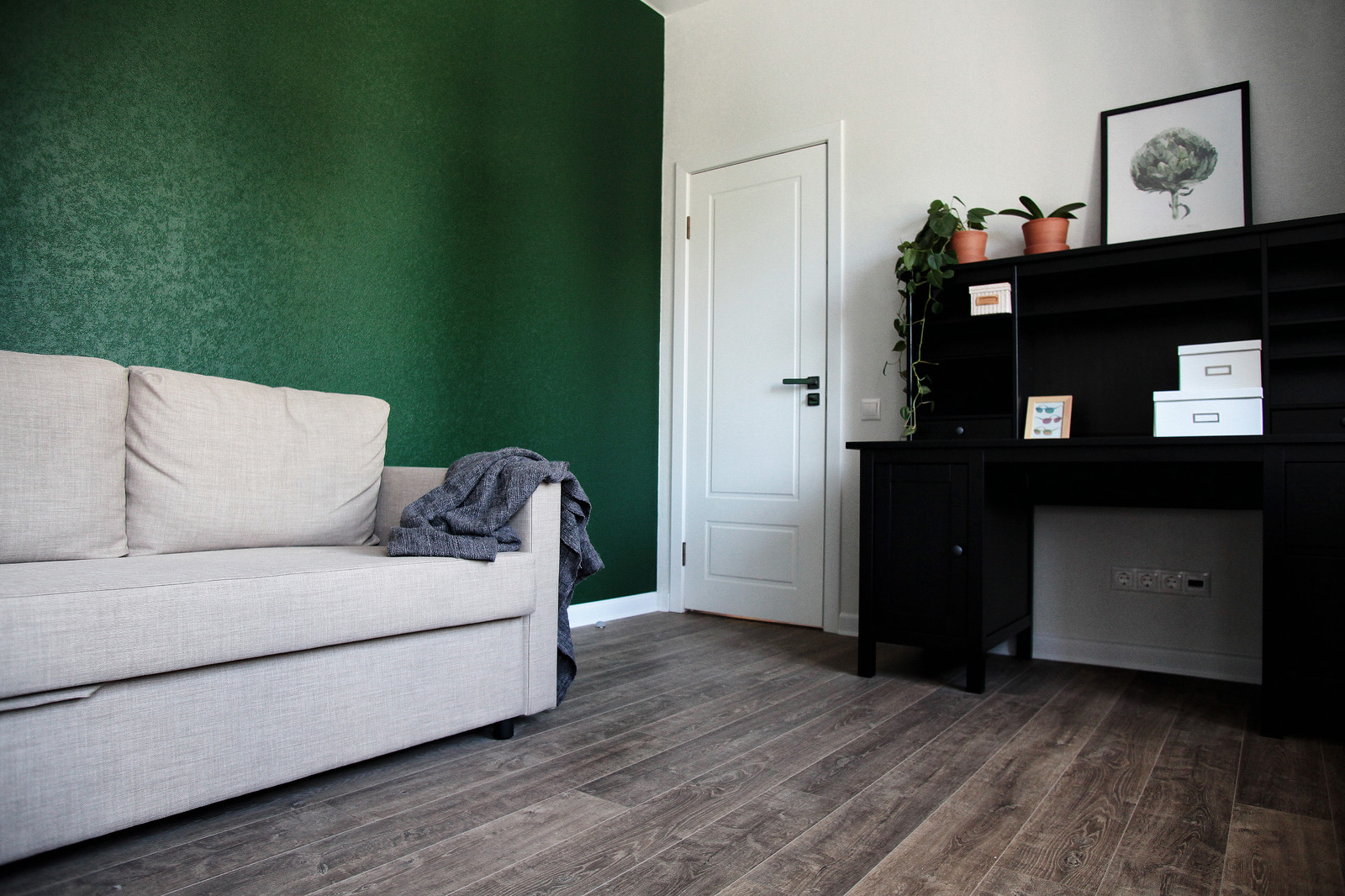 Реализованный дизайн интерьера в скандинавском стиле, Воронеж