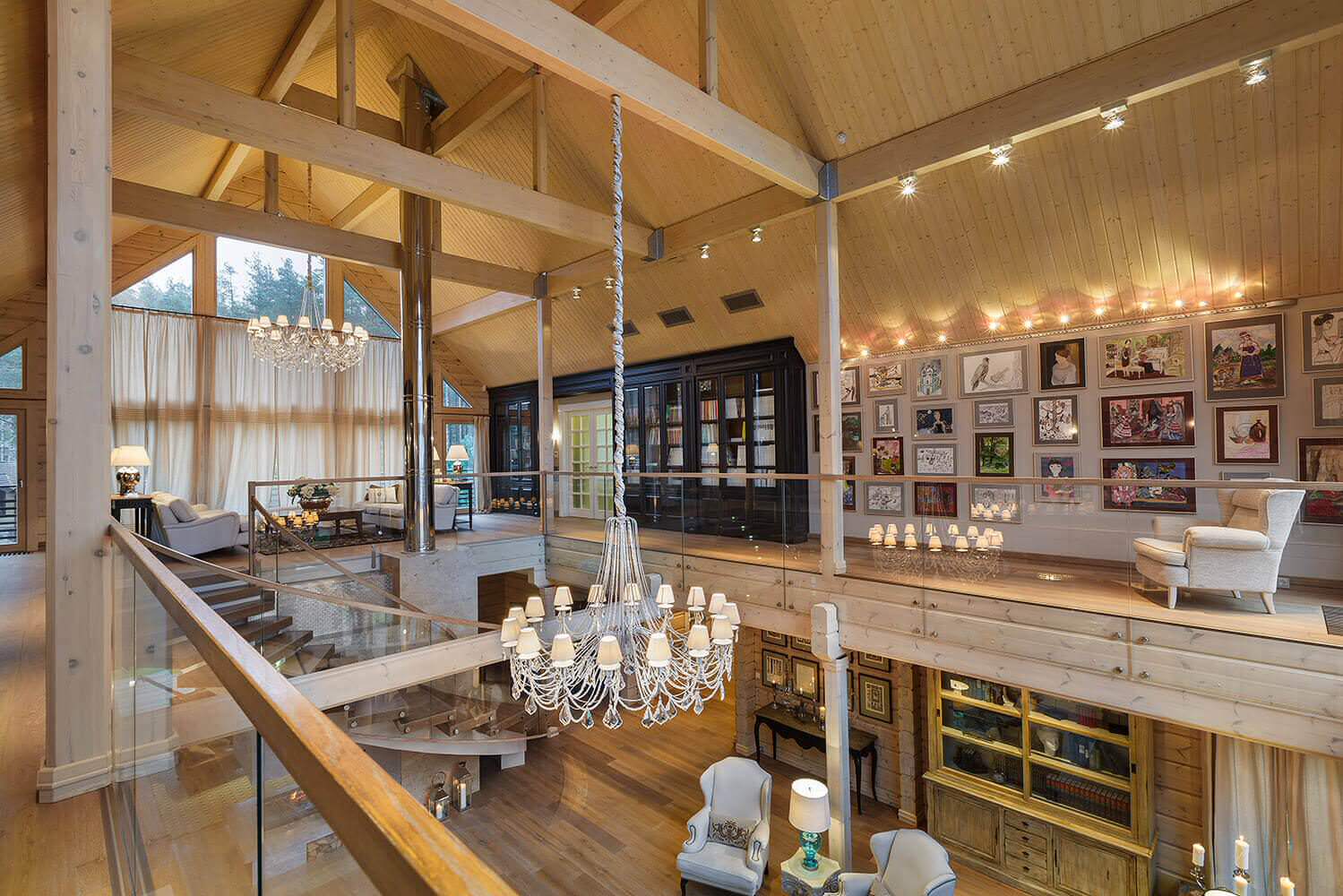 Загородный дом в посёлке "HONKA" на Медном озере, 450 м.кв.