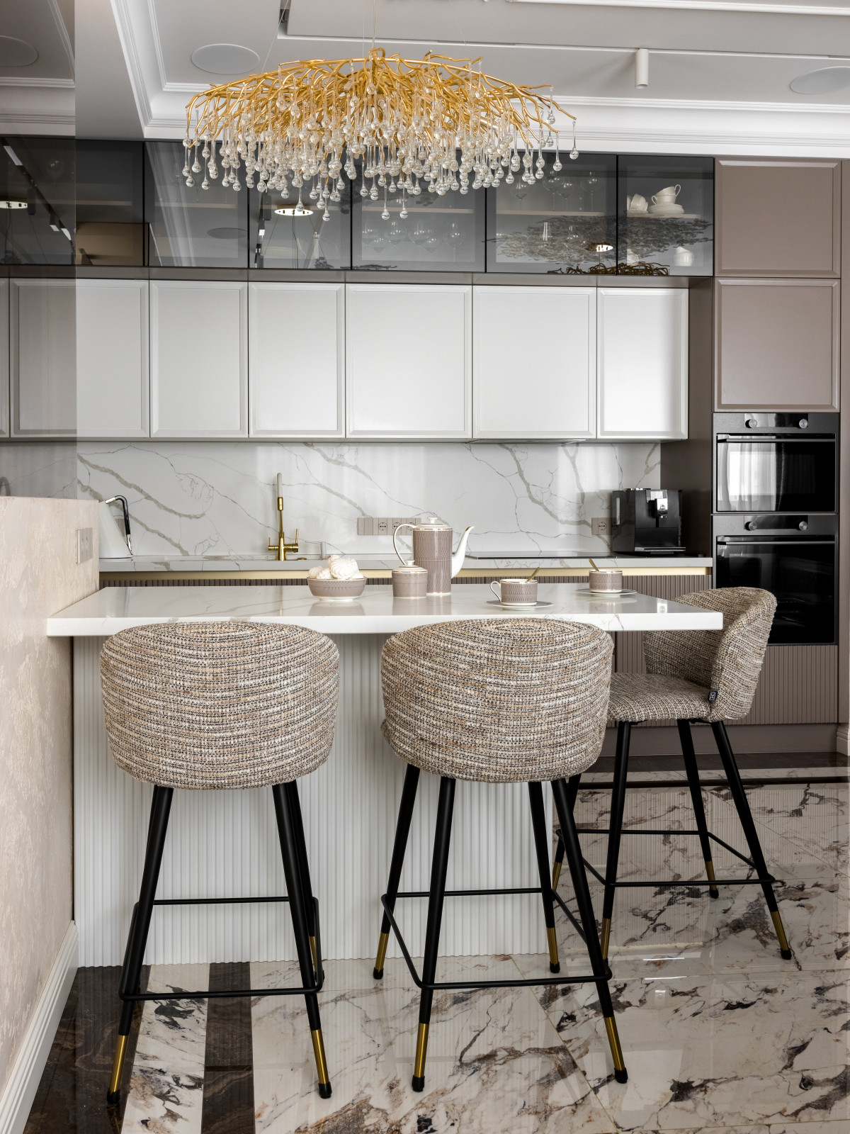 Статусный интерьер в ЖК Сити парк (фото)