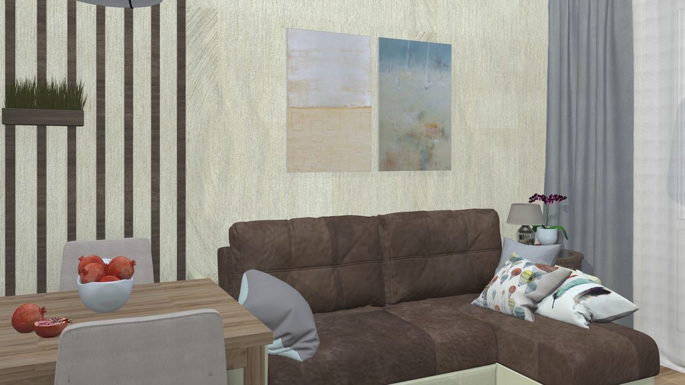 Доступный интерьер в ЖК Новый.