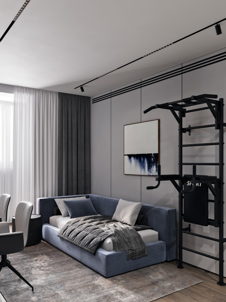 Дизайн интерьера квартиры в современном стиле в ЖК Шмитовский