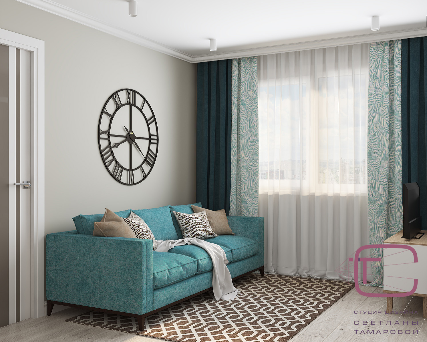 Дизайн интерьера квартиры по ул. Циолковского