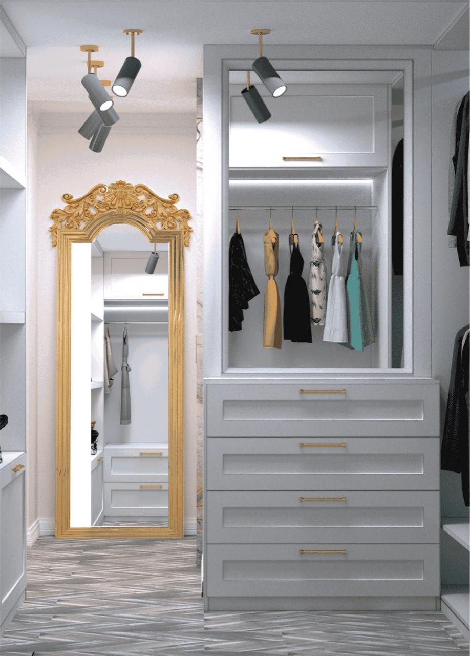 Двухуровневая квартира "Золотые блики"