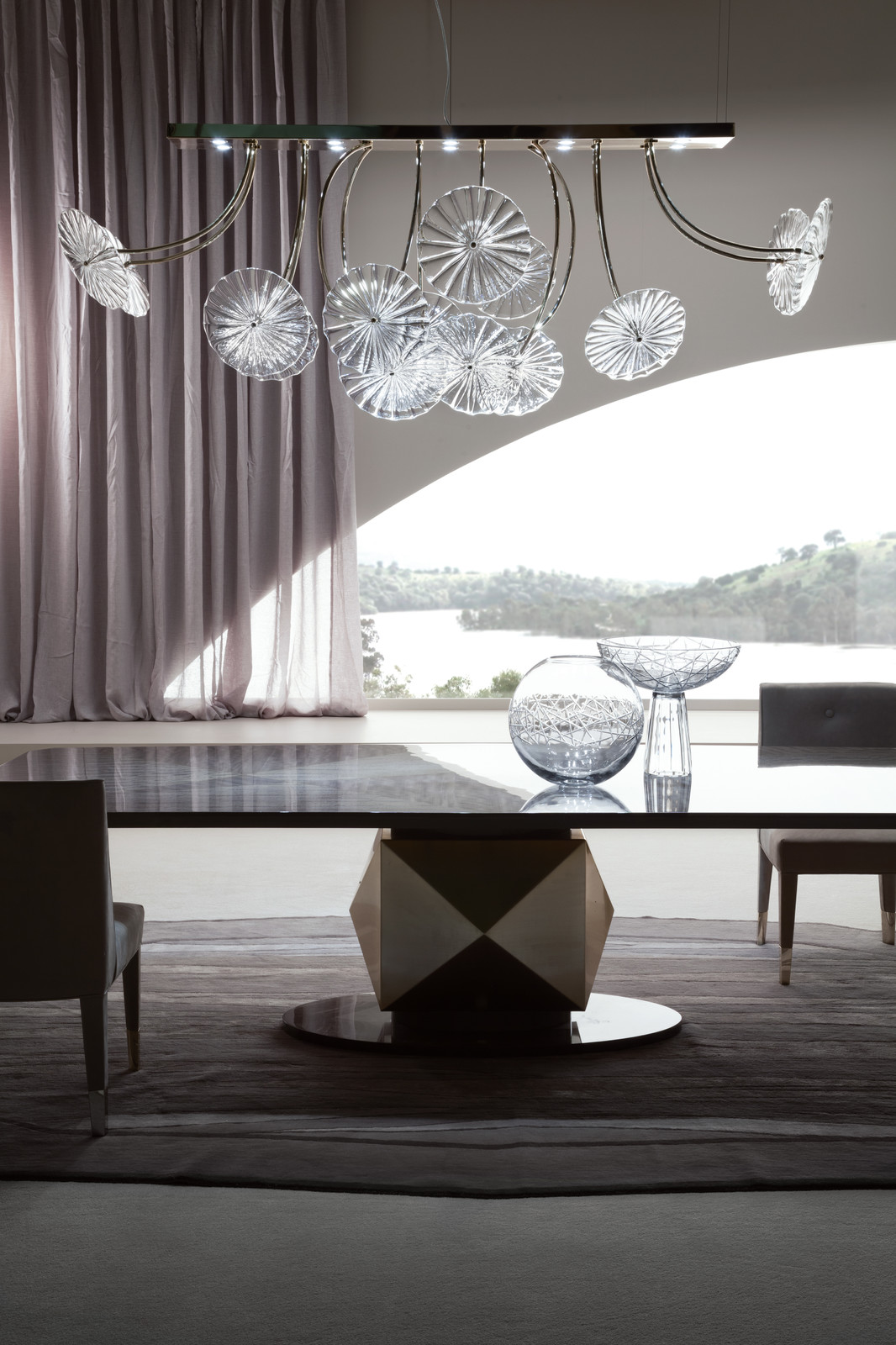 INFINITY Люстра, стол