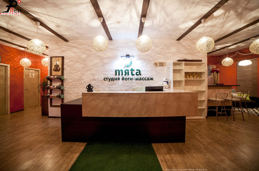 Дизайн студии Йоги и массажа Мяtа
