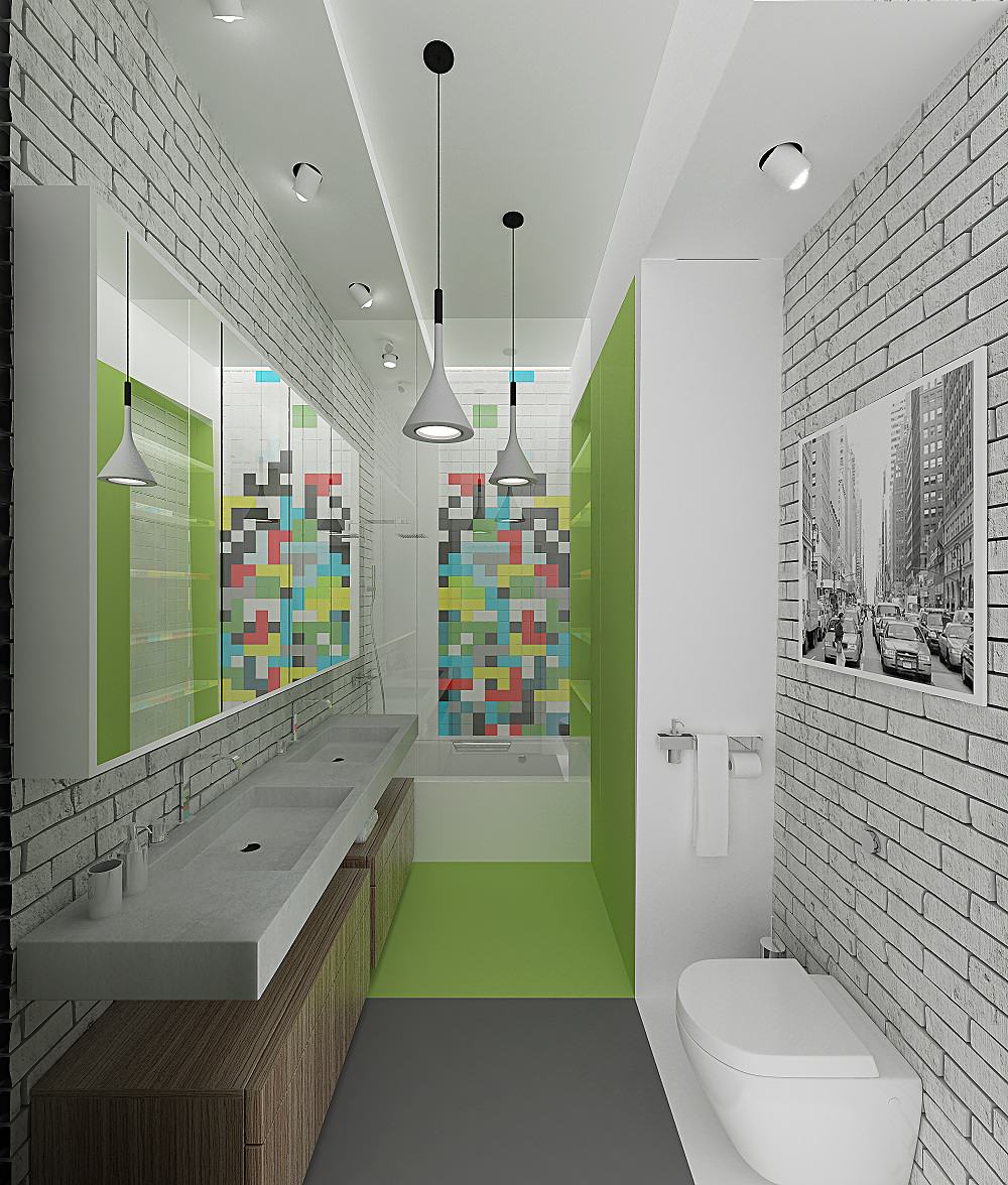 3D проект квартира "Садовые кварталы"