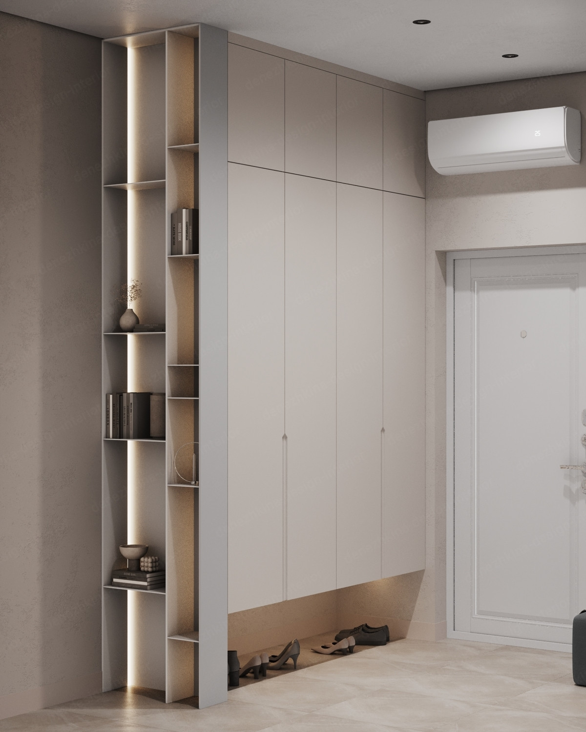 Дизайн проект 1 комнатной квартиры - ЖК Прокшино