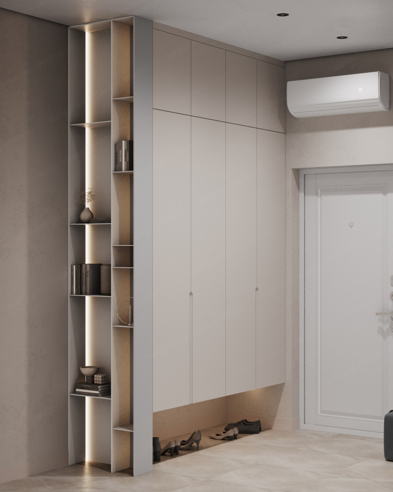 Дизайн проект 1 комнатной квартиры - ЖК Прокшино