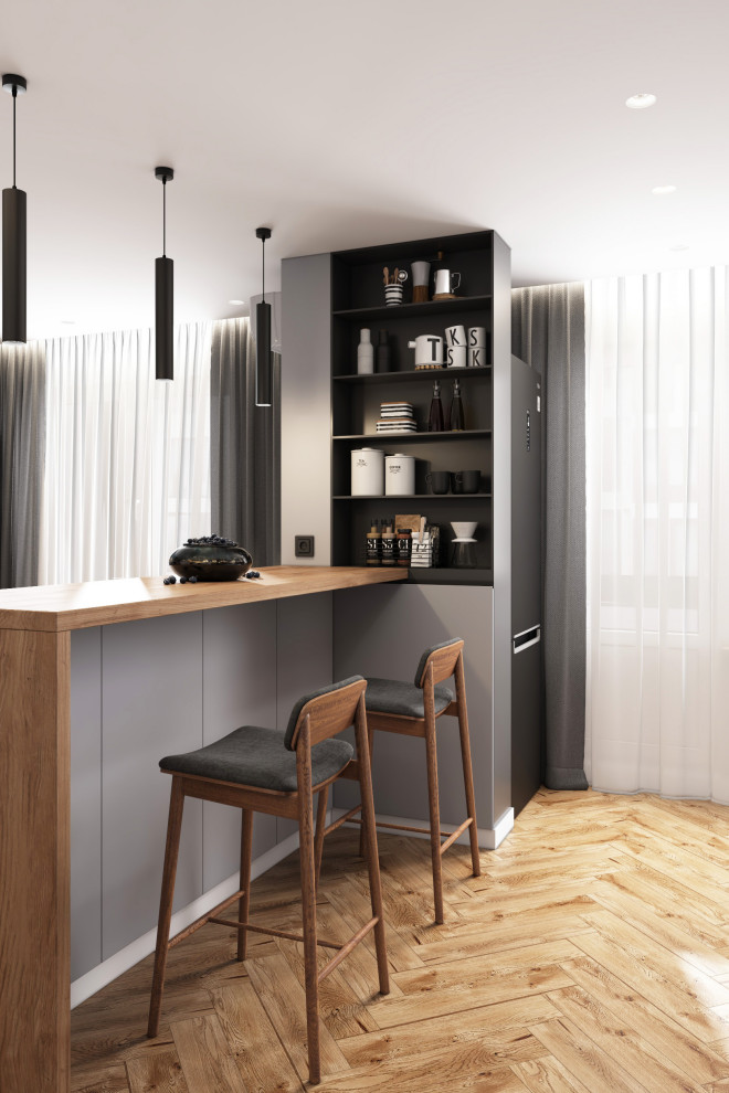 Минималистичная современная гостиная