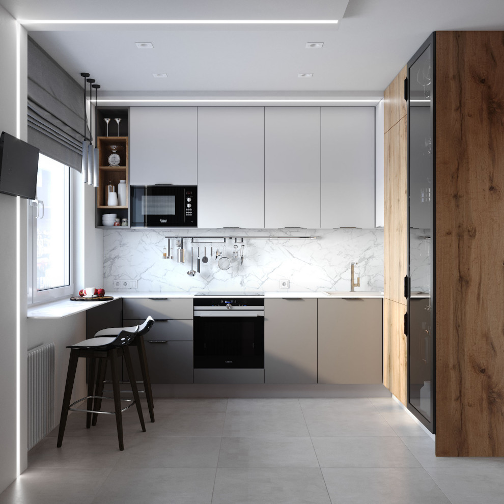 Проект в серых тонах