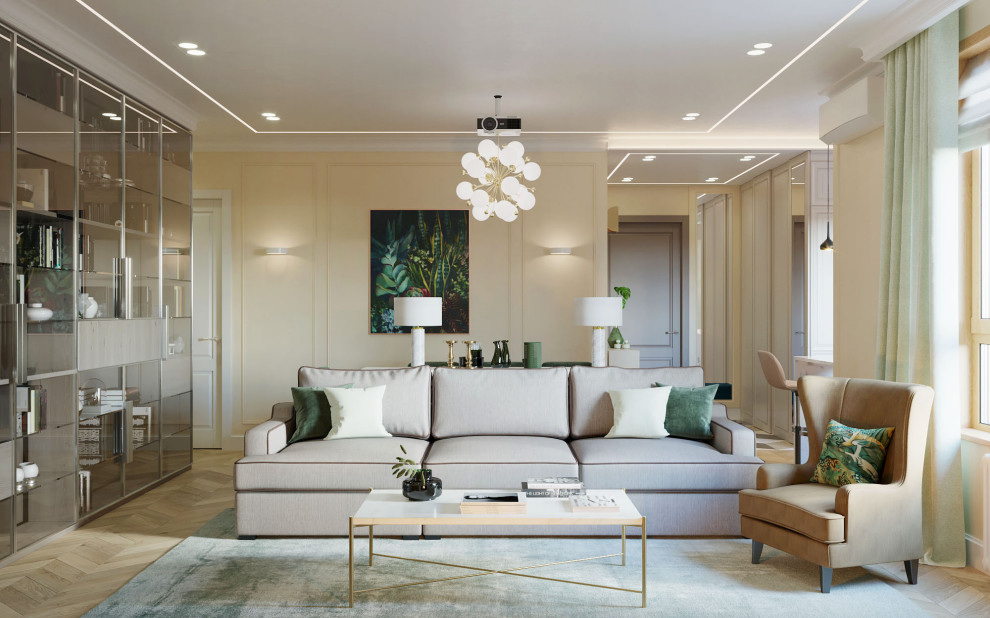 ЖК Тимирязев Парк Кухня-гостиная