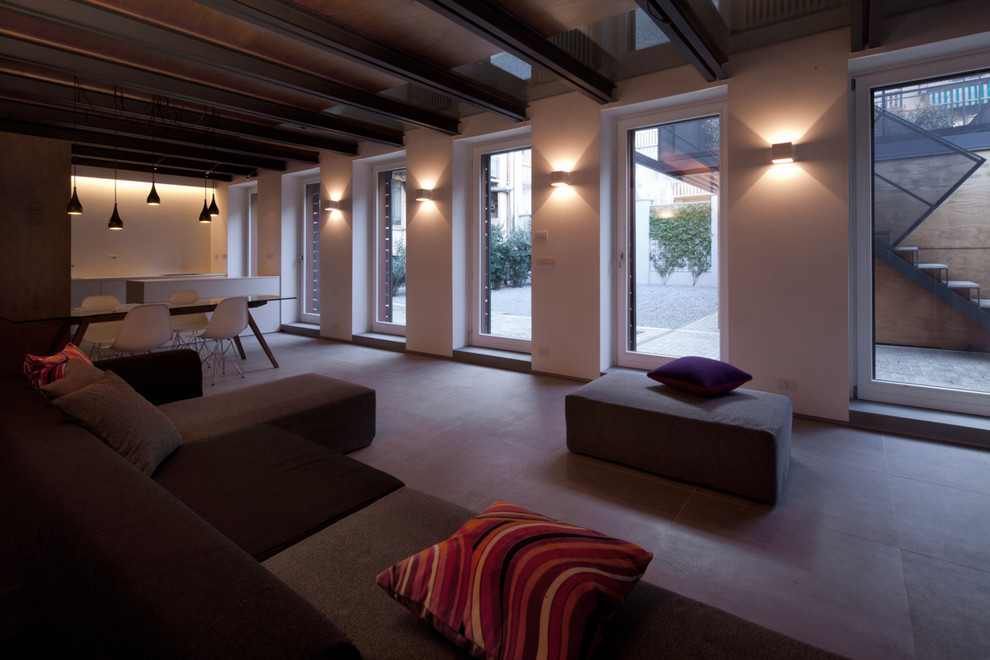 Houzz Италия: От столярной мастерской до лофта со светящейся лестницей