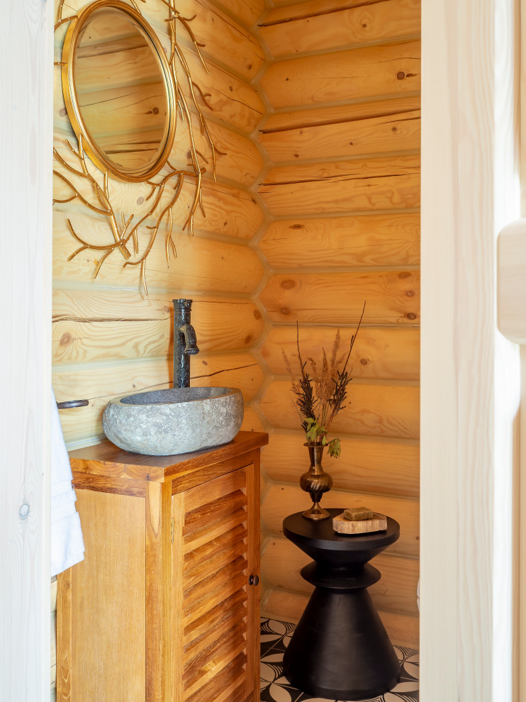 Банный домик с бассейном (фото)