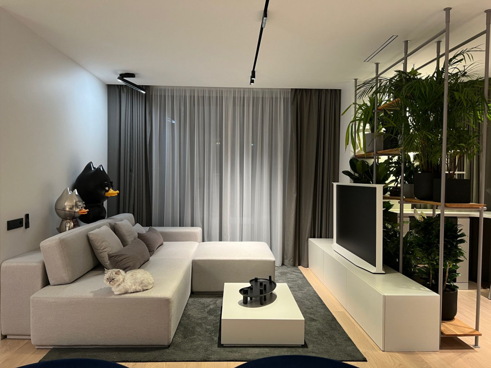 Фотосессия  - двери, мебель и перегородки в московской квартире