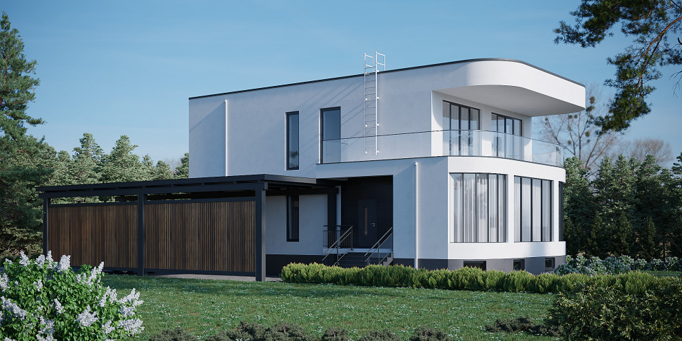 "Дом-пароход", с.Бессоновка Пензенская область