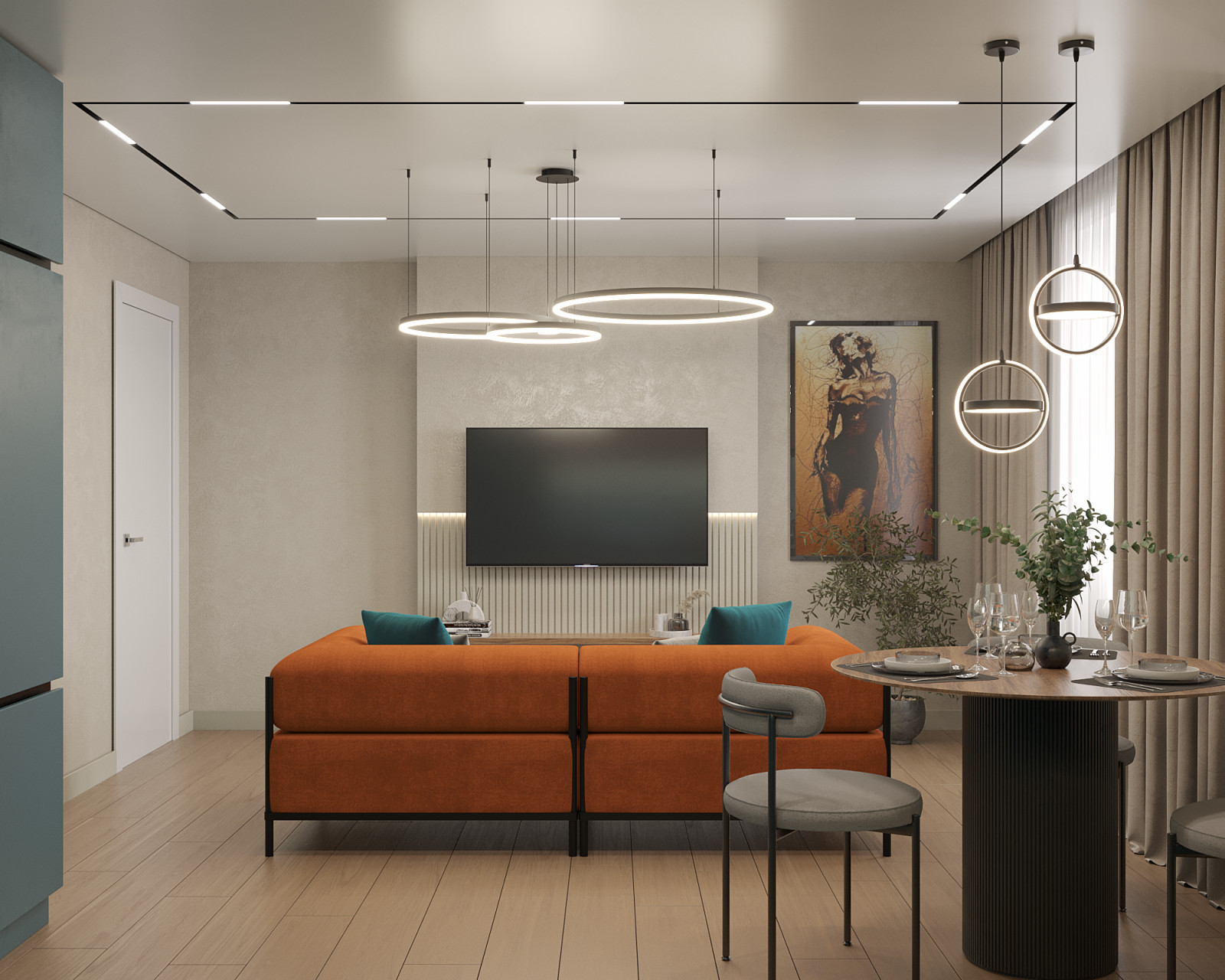 Кухня-гостиная