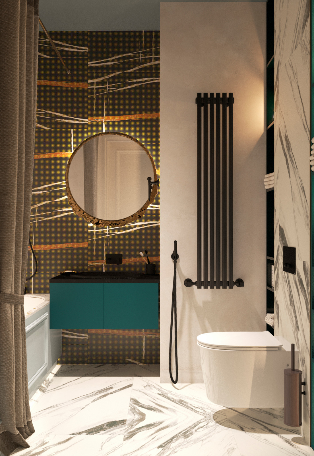 Обложка проекта: Квартира в Дореволюционном доме Старой Москвы