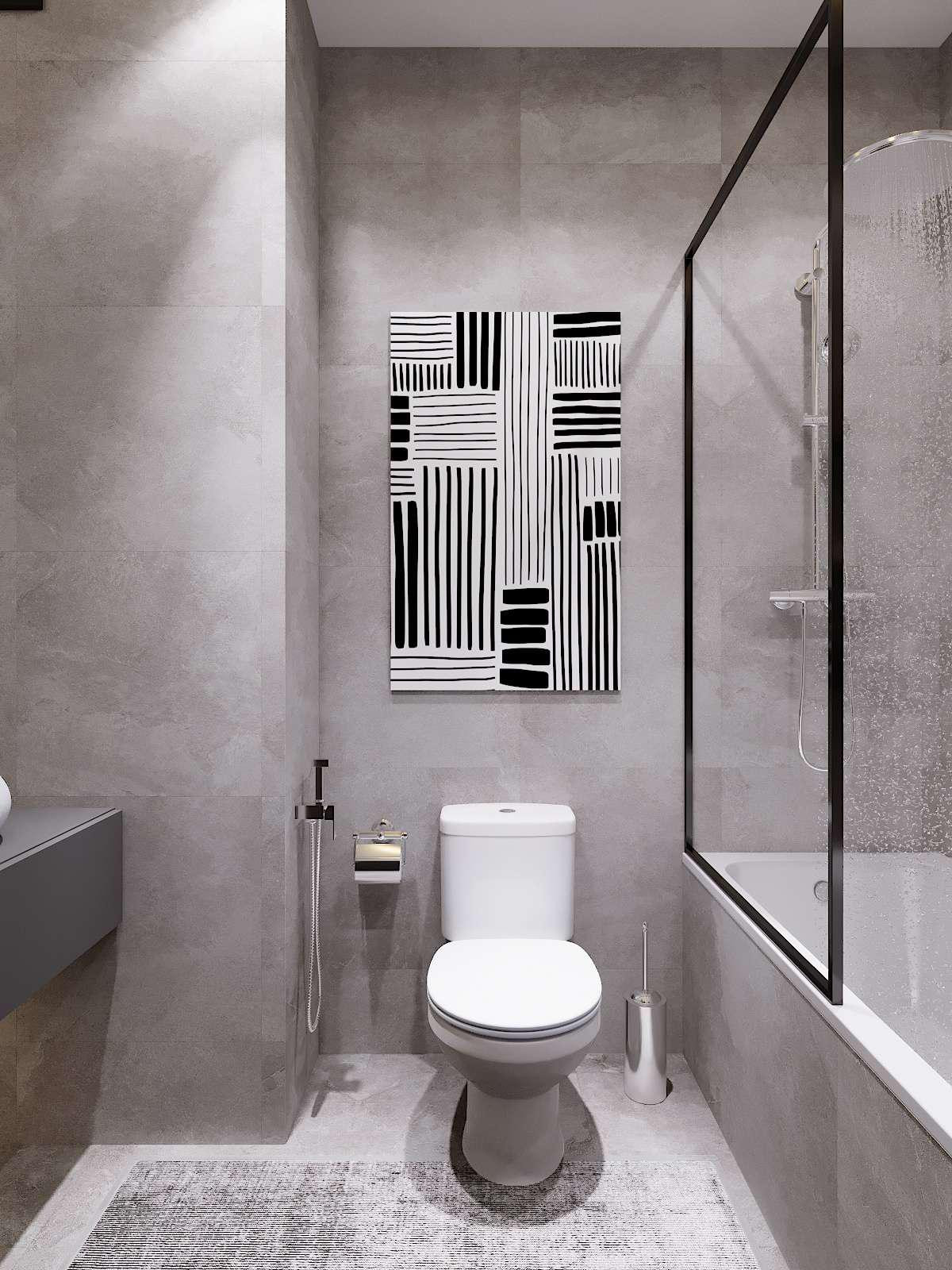 Дизайн-проект  квартира в ЖК «Живописный» 56 м²