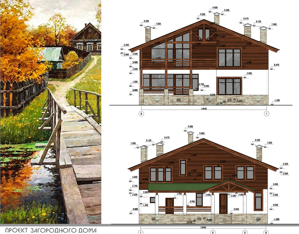 Проект каркасного дома