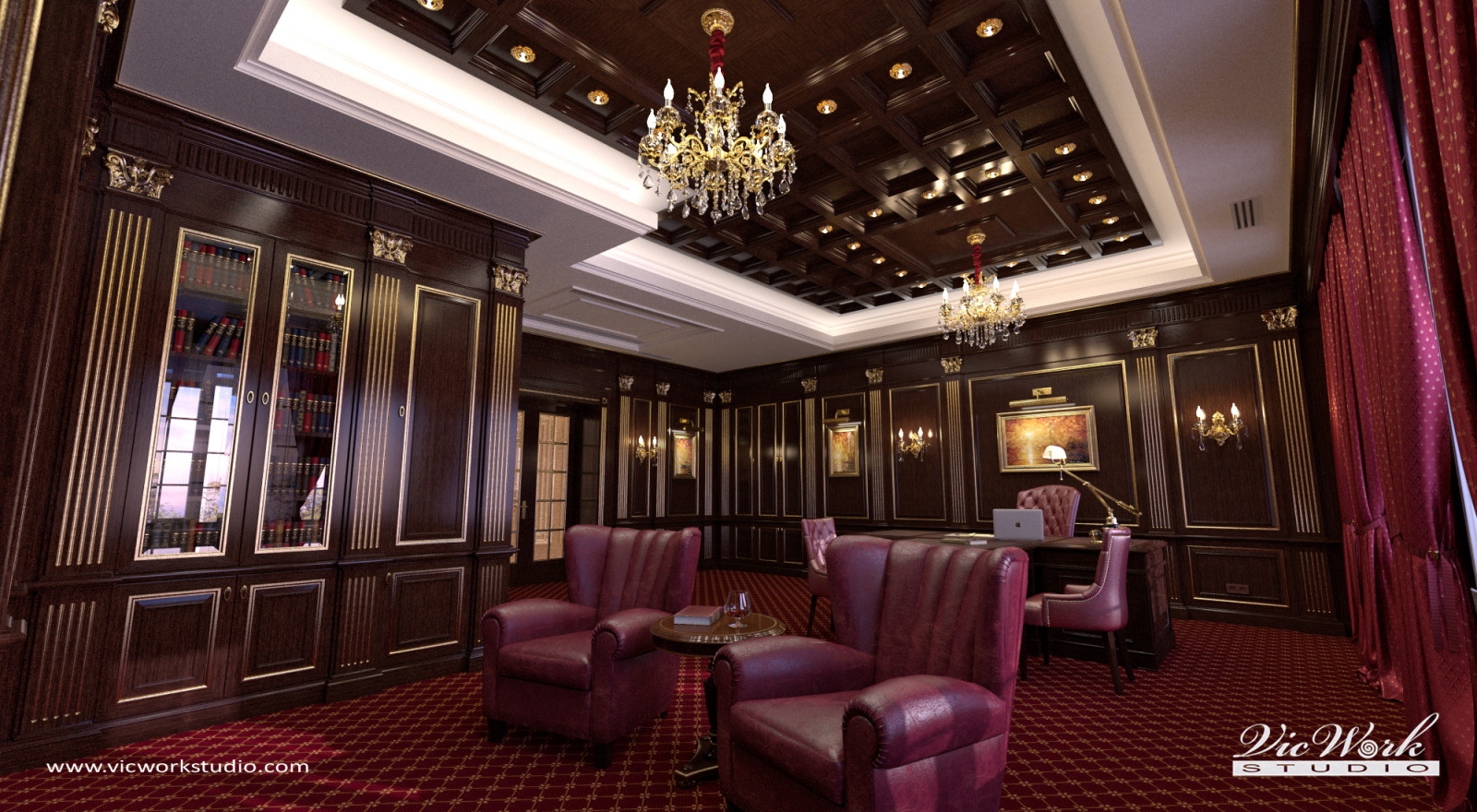 Study. H Residence interiors.