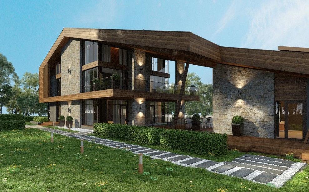 Индивидуальный жилой дом в пригороде Владивостока