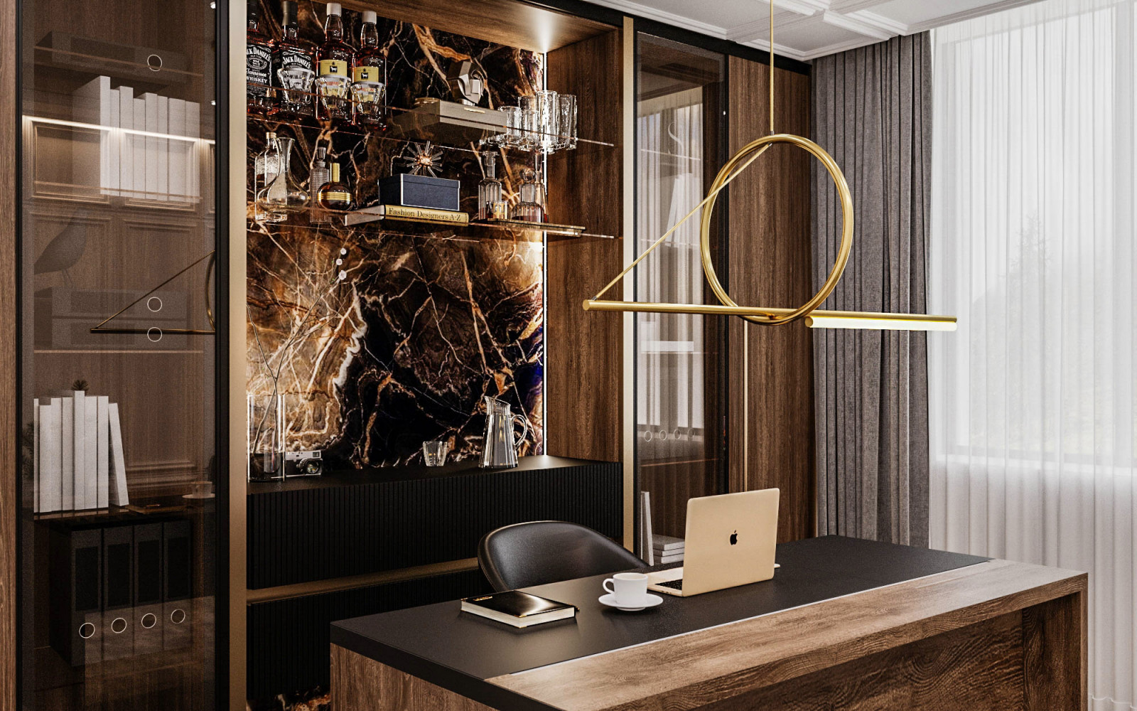 Лазурный, кабинет